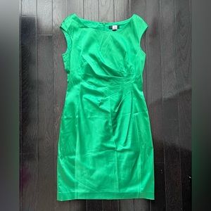 LAUREN Ralph Lauren Green satin Cocktail Dress
